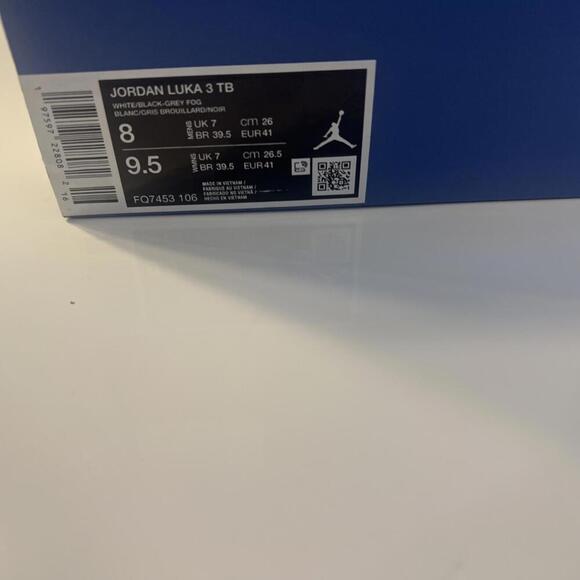 Jordan Men\'s Luka Doncic 3 TB Basketball Shoes White Black Size 8  FQ7453 100 main image 4